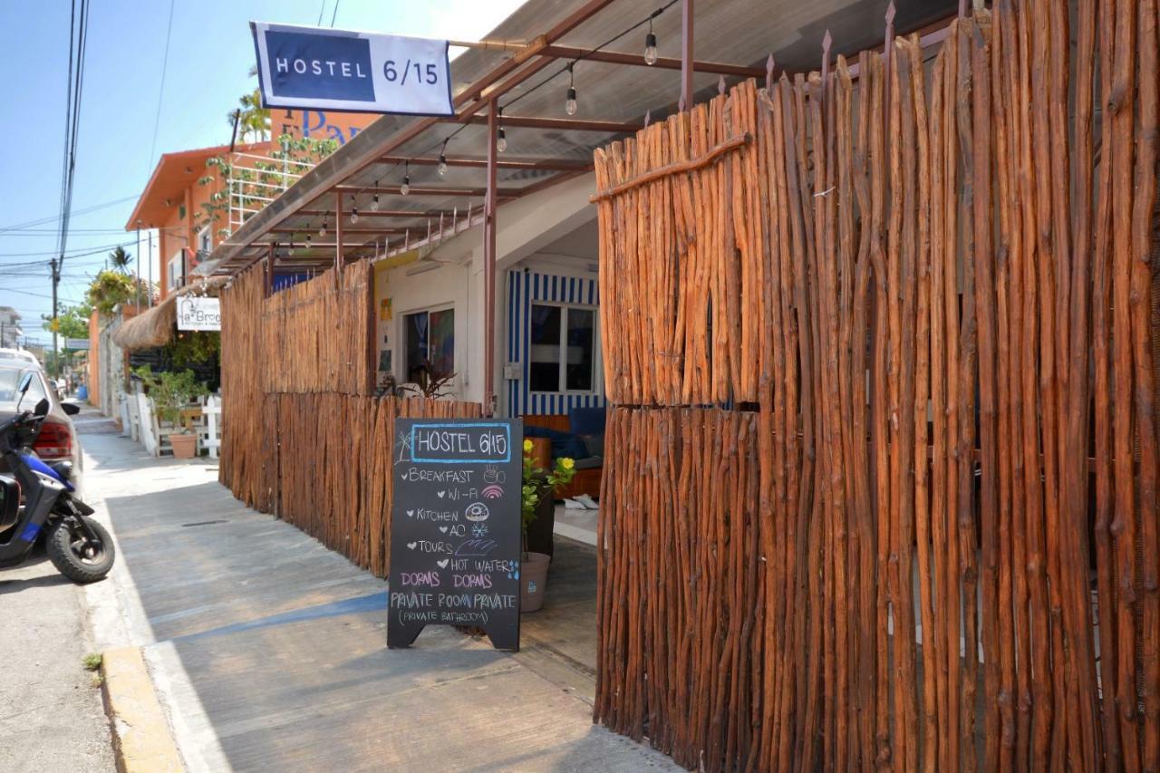 Hostel 6/15 Playa del Carmen Exteriör bild